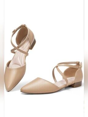 MAXMUXUN | ankle strap flats